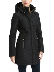 Women's Angela Water-Resistant Quilted Parka Coat