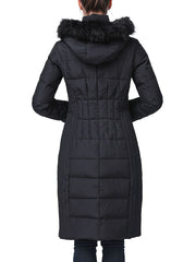 Women's Marlene Water-Resistant Hooded Long Down Coat