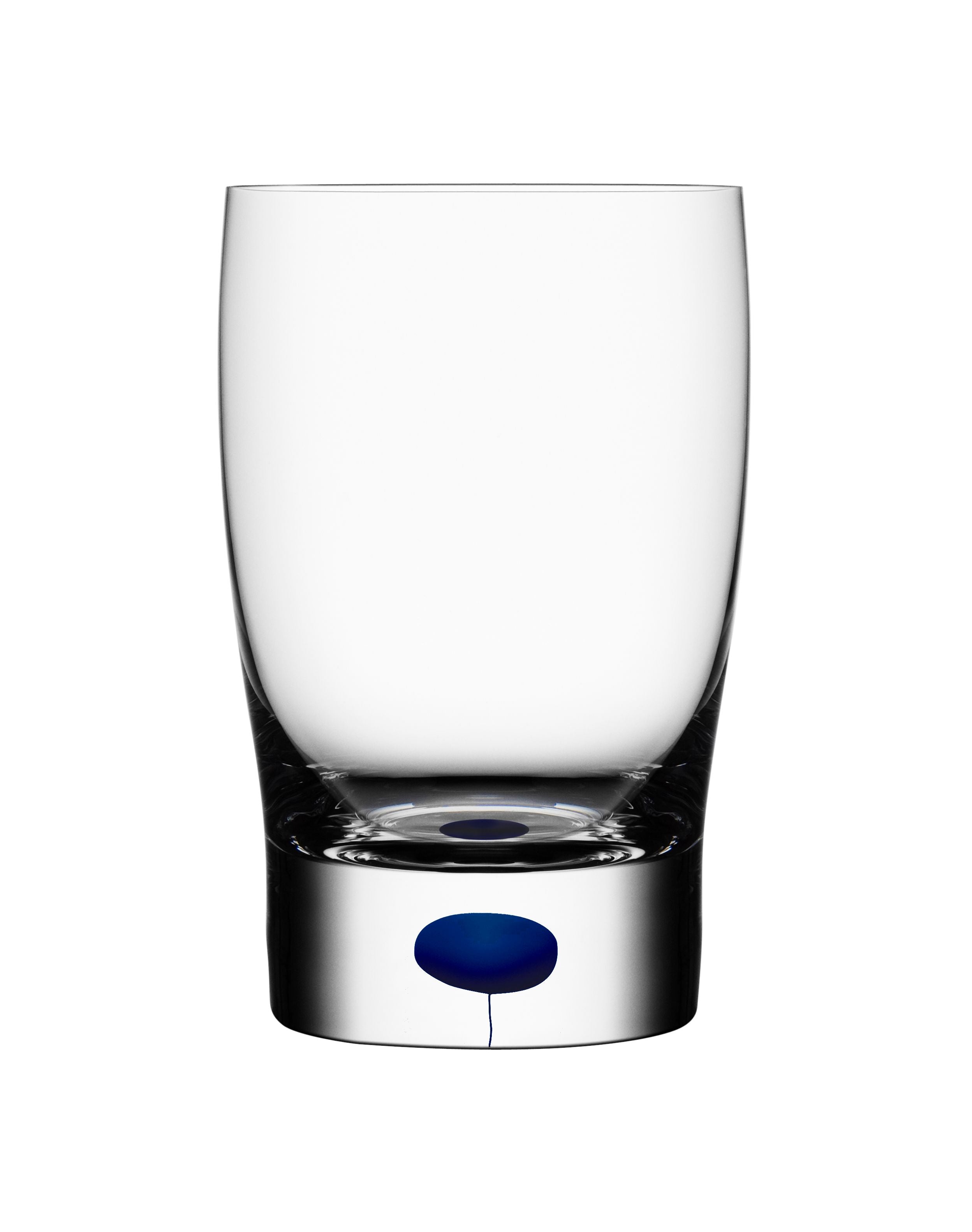  Orrefors Intermezzo Tumbler/Juice Small - Clear/ Blue Teardrop - Bonton