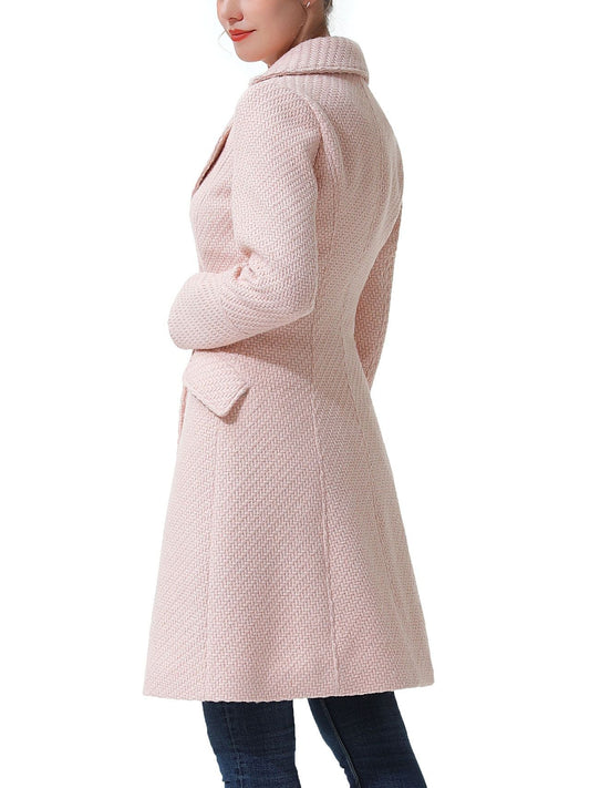 Women's Ann Fit & Flare Boucle Wool Coat