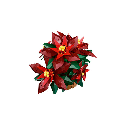 LEGO® Icons Poinsettia Plant Decor Building Set 10370
