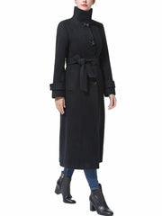 Women's Ela Full Length Long Wool Trench Coat