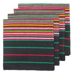 Multi Stripes Napkins 20x20 - Set of 4