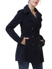 Women's Ayu Wool Peacoat