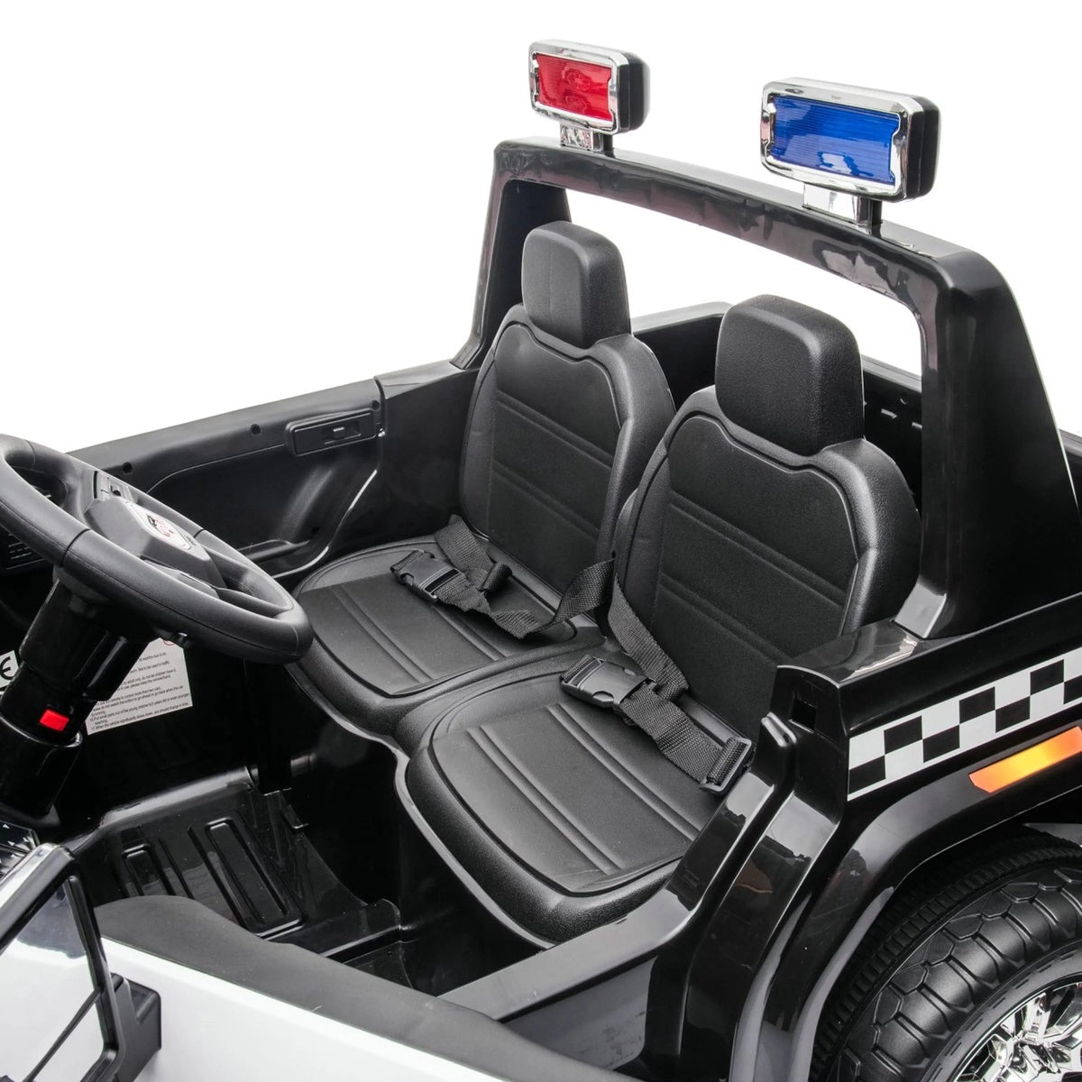  Freddo 24V GMC Sierra Denali 2 Seater Police Ride-on Truck - Police - Bonton