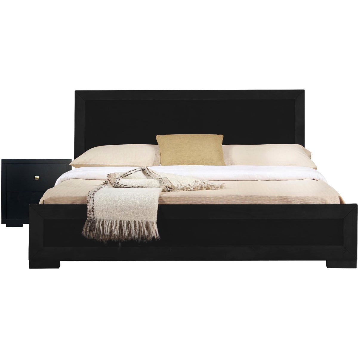  Oxford Bed - Black - Bonton