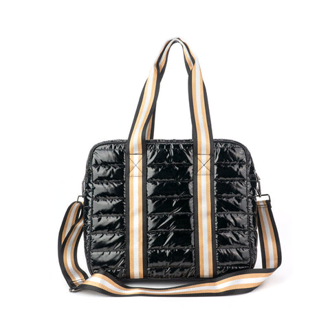 Judy Quilted Pickleball Tote Competitive Black