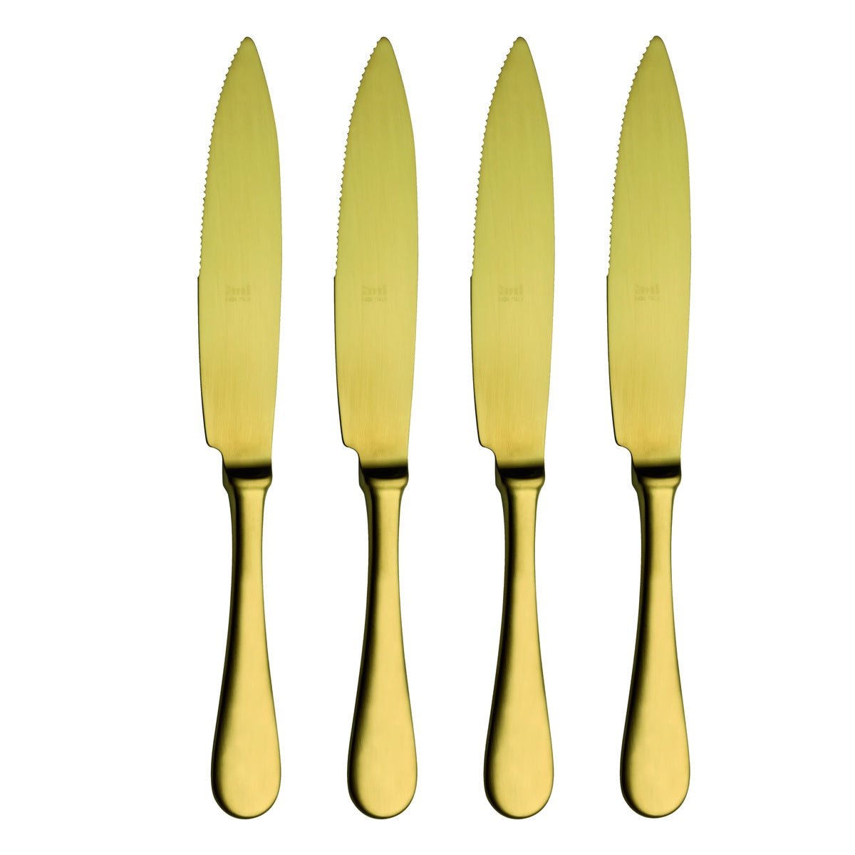  Mepra Steak Knife Set - Ice Gold - Bonton