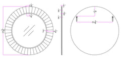 Daylight Round Accent Mirror