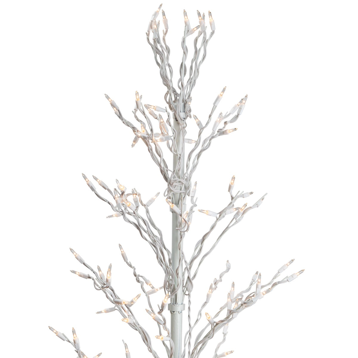  Northlight Lighted Cascade Twig Outdoor Christmas Tree - 6' - White - Clear Lights - Default Title - Bonton