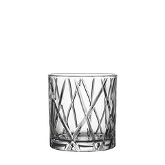 City Double Old Fashion Glass 4 Piece Set