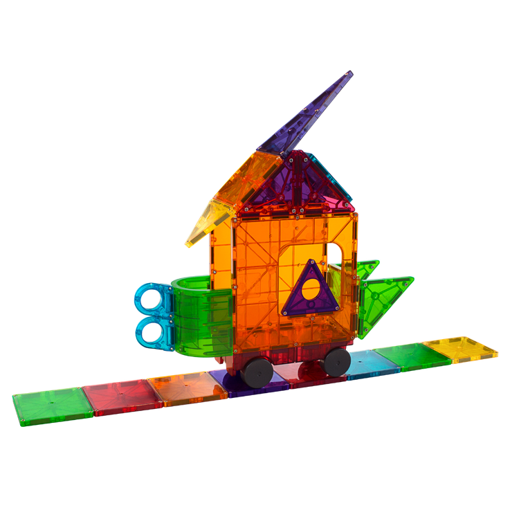 MAGNA-TILES DX 48-Piece Magnetic Construction Set, The ORIGINAL Magnetic Building Brand