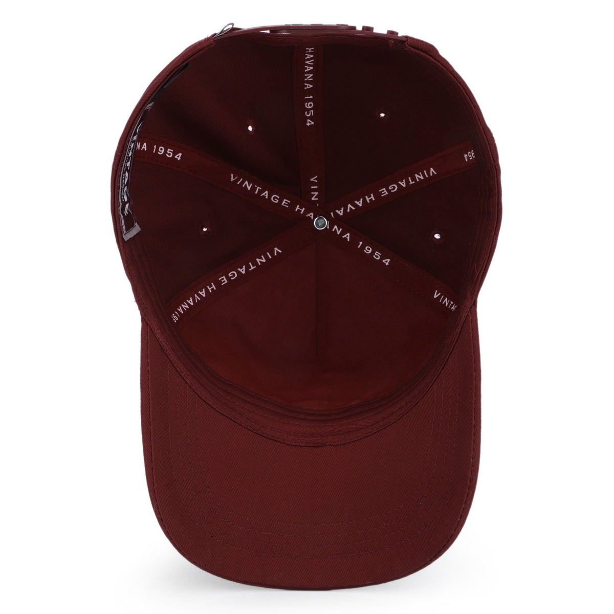  Vintage Havana Vintage Havana Trucker Hat for Women  – Maroon Adjustable Cap – Pearl Star - Default Title - Bonton