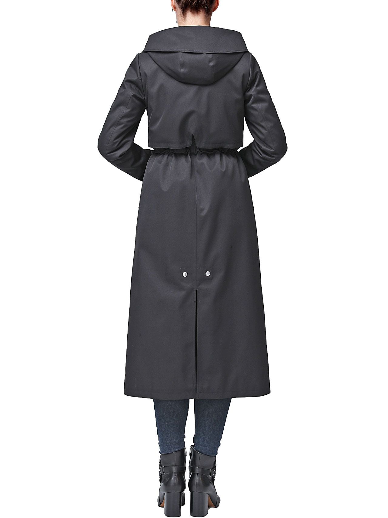  BGSD Women's Laney Water-Resistant Hooded Zip-Out Lined Long Parka - Black - Bonton