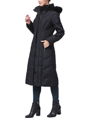 Women's Tabby Water-Resistant Hooded Maxi Down Coat