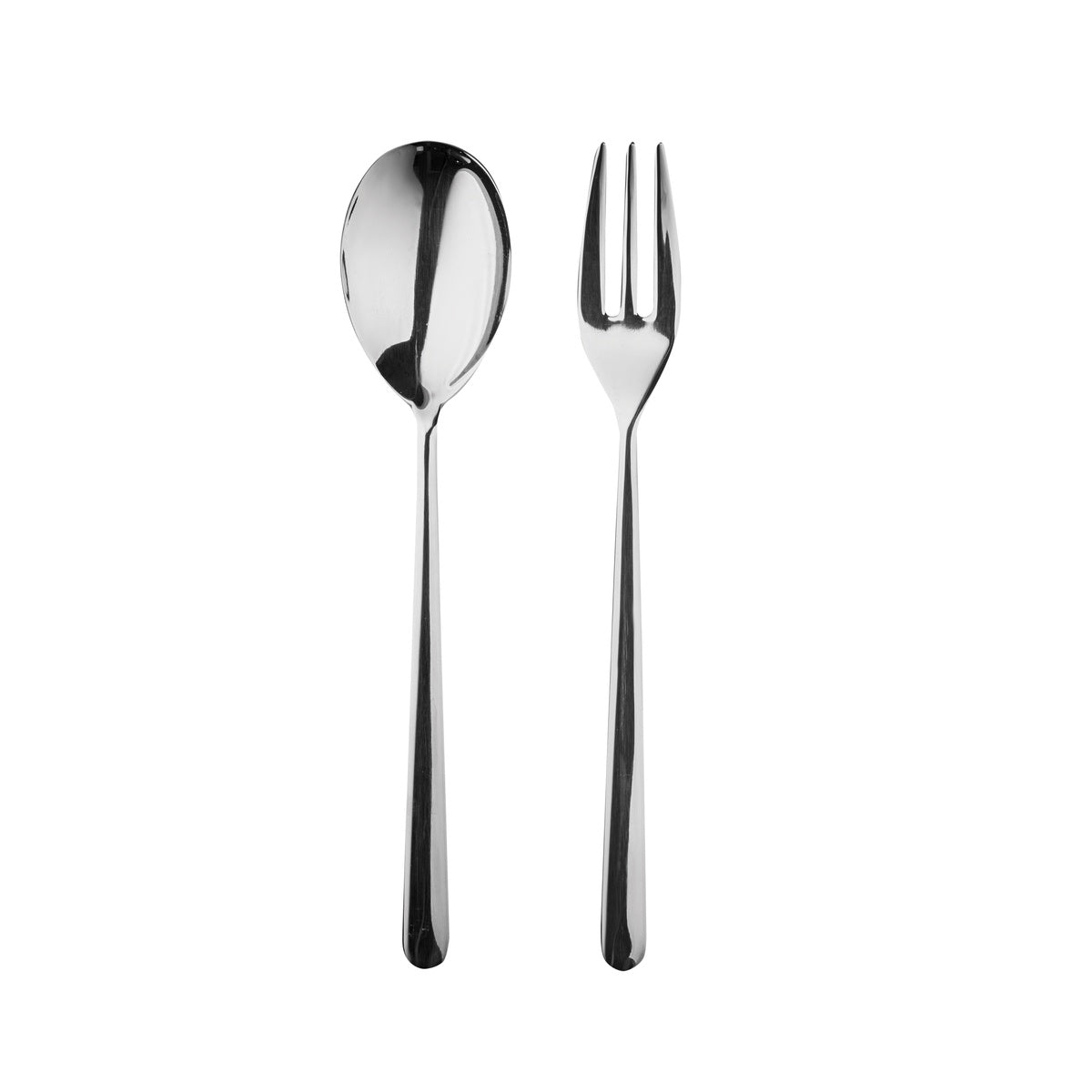  Mepra Linea Serving Set - Silver - Bonton
