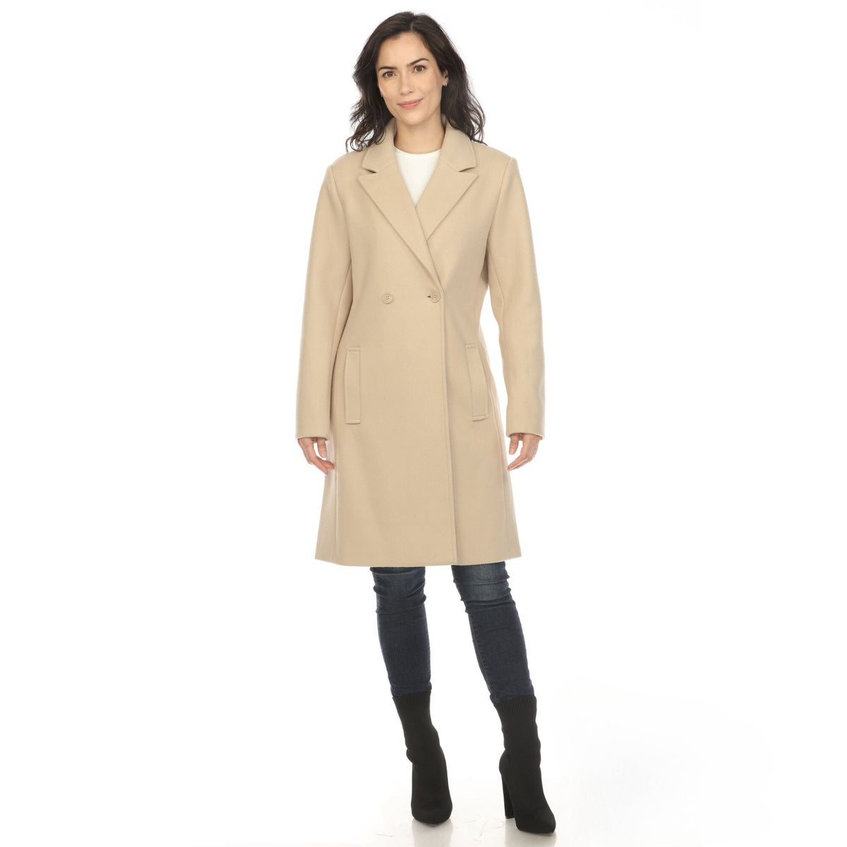  White Mark Women's Classic Walker Coat - Small - Bonton