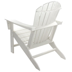 All Weather Recycled Plastic Outdoor Adirondack Chair  White