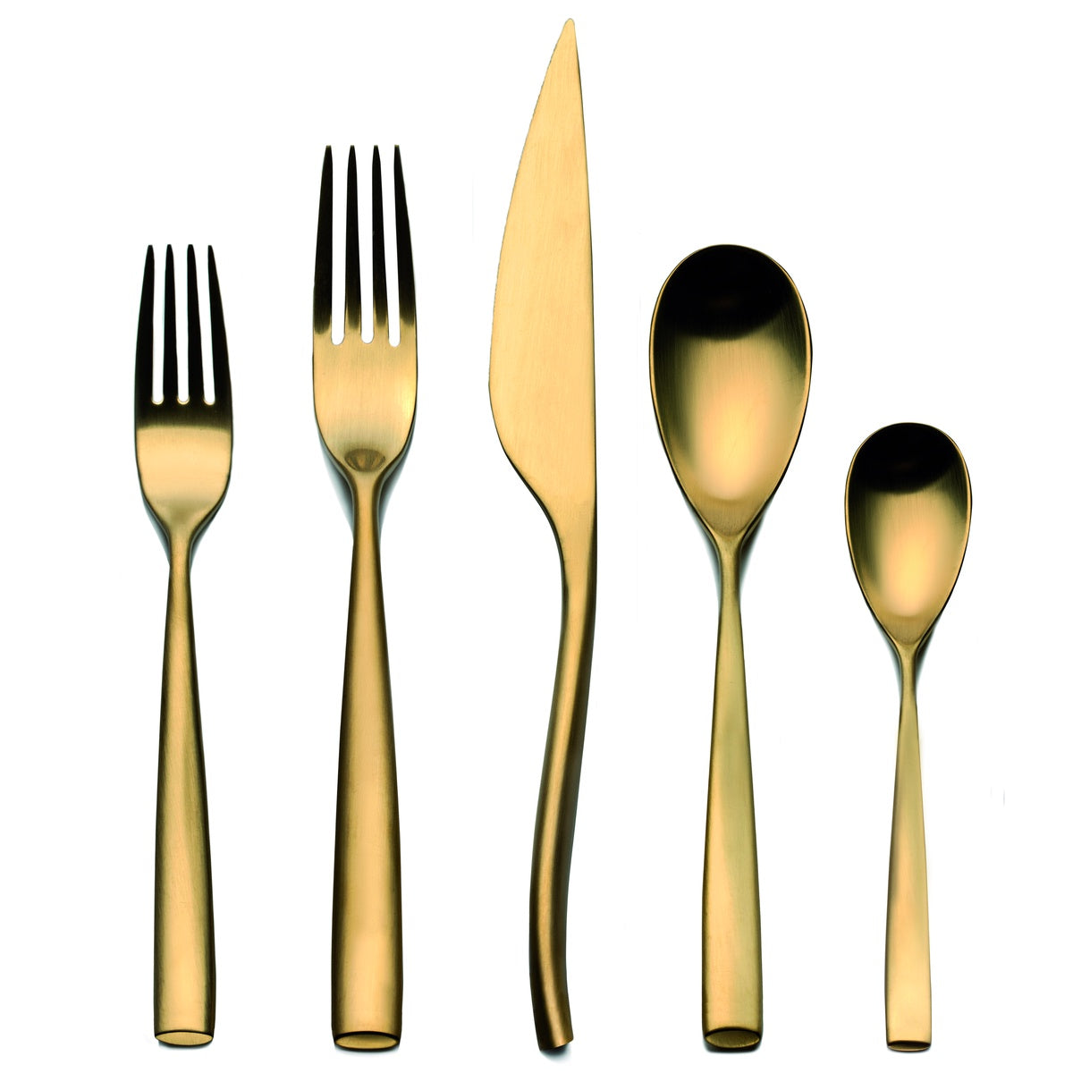  Mepra Arte Flatware Set - Ice Gold - Bonton