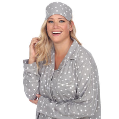 Plus Size Three-Piece Pajama Set