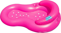 Inflatable Cool Chair Swimming Pool Lounger Float - 60.5" - Pink