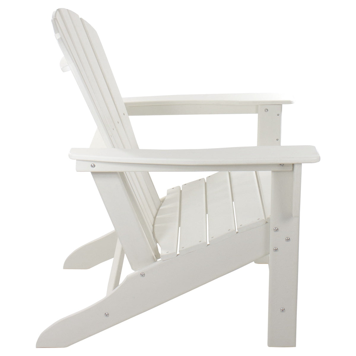  Northlight All Weather Recycled Plastic Outdoor Adirondack Chair  White - Default Title - Bonton