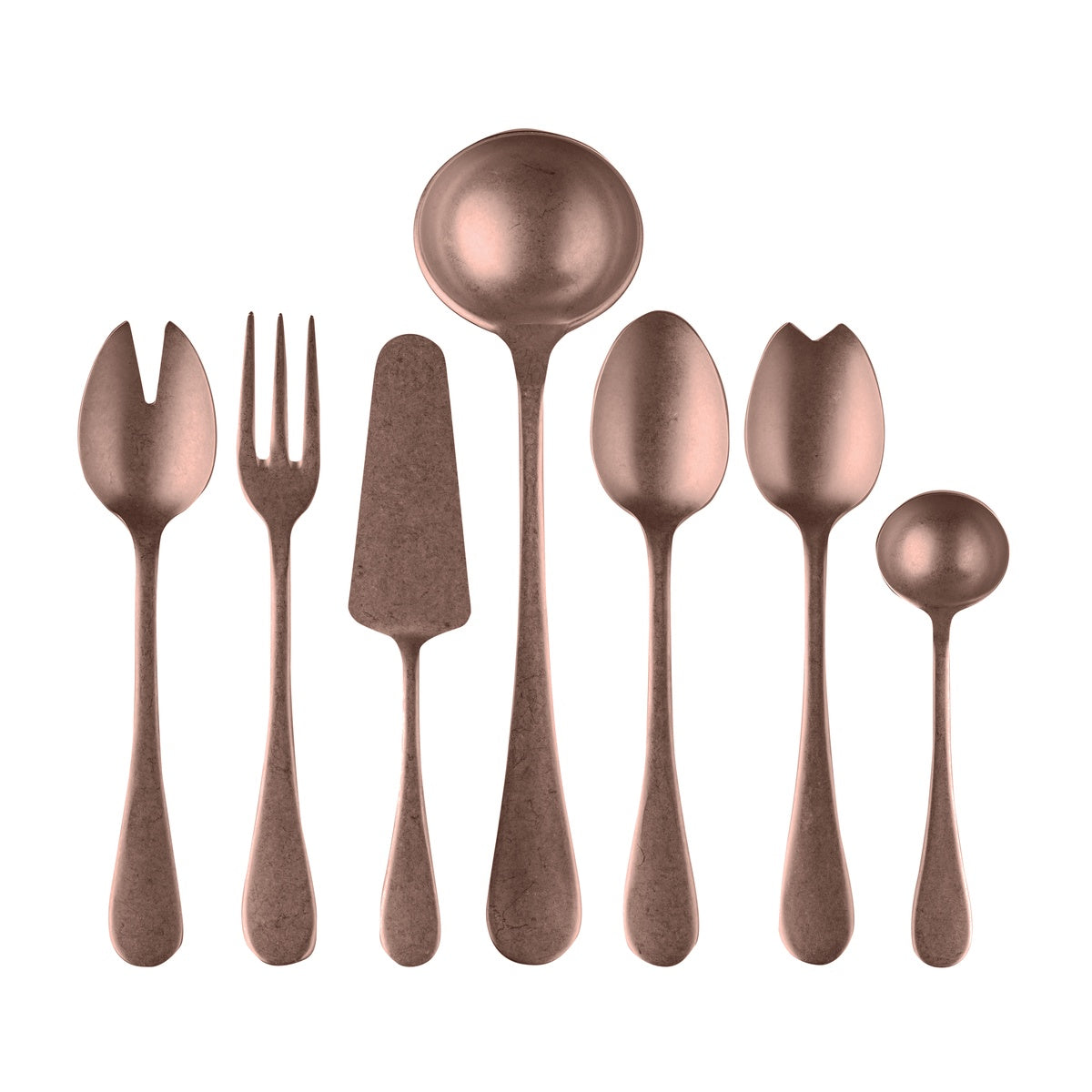  Mepra Vintage Serving Set - Pewter Bronze - Bonton
