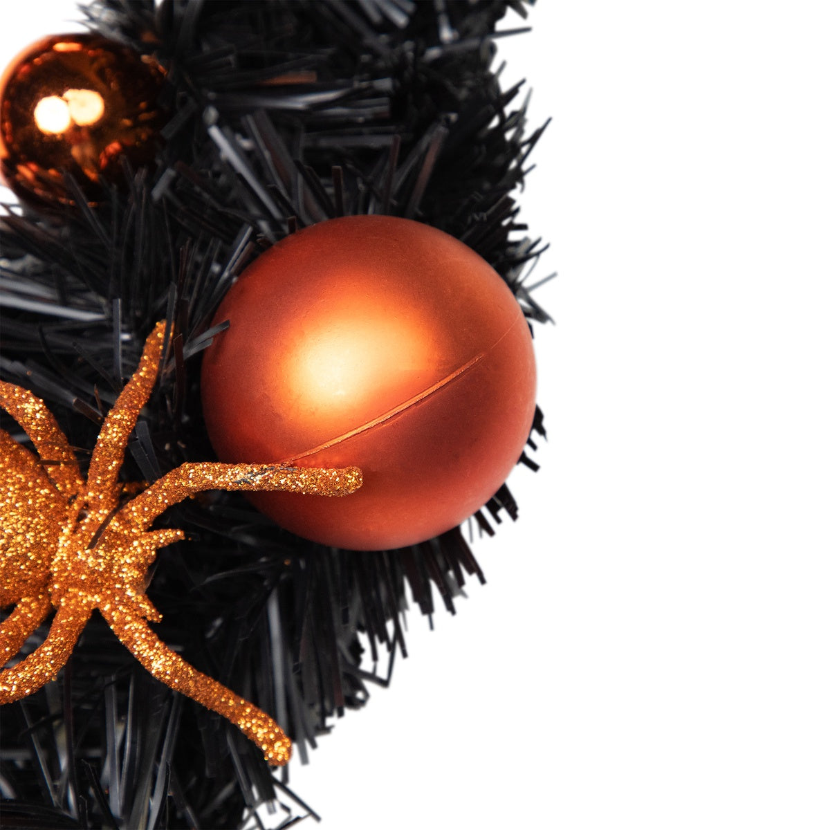  Northlight Spiders and Ornaments Halloween Wreath - 18