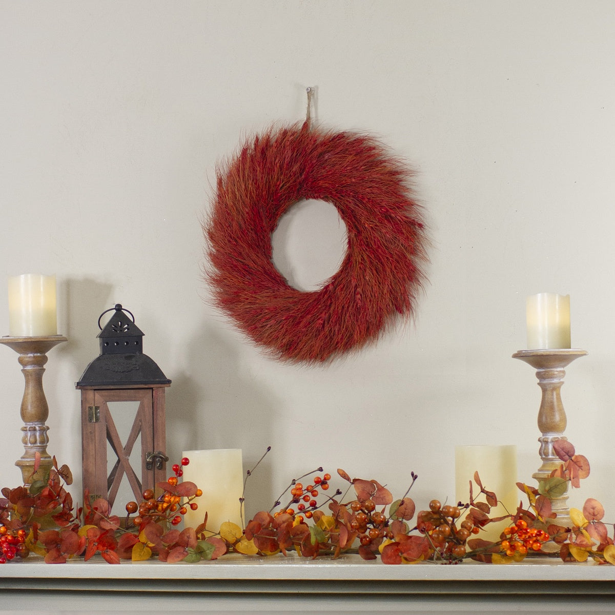  Northlight 5' Berry and Leaves Fall Harvest Artificial Garland - Unlit - Default Title - Bonton