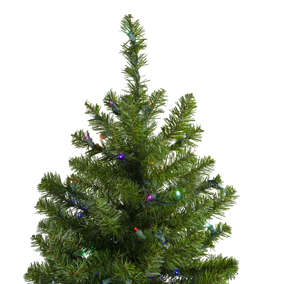  Northlight Pre-Lit LED Medium Canadian Pine Artificial Christmas Tree - 5' - Multicolor Lights - Default Title - Bonton