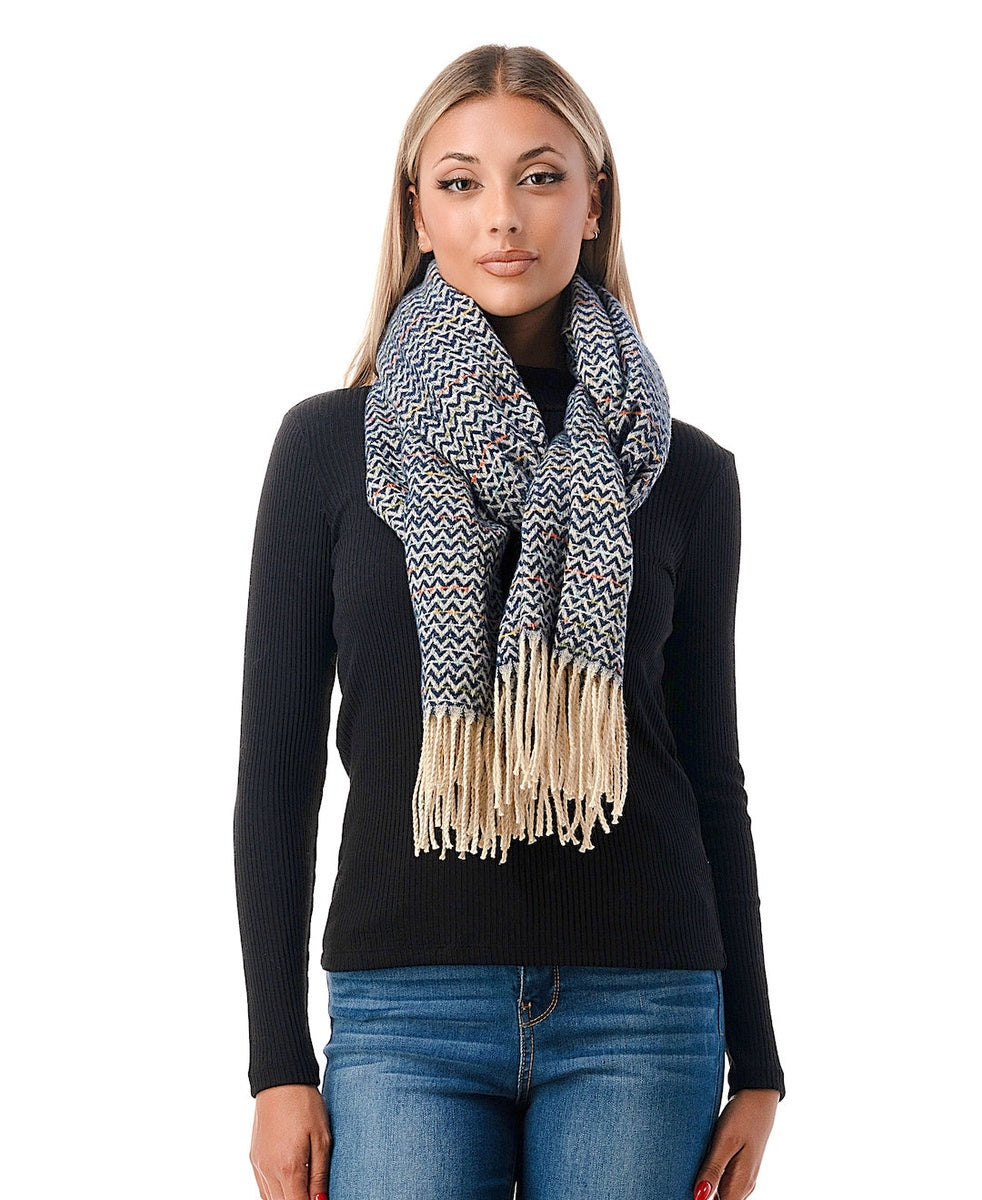  Marcus Adler The Bailey Scarf - Blue - Bonton