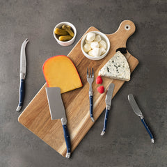 French Home Laguiole Ultimate 11-Piece Charcuterie Set With Navy Handles