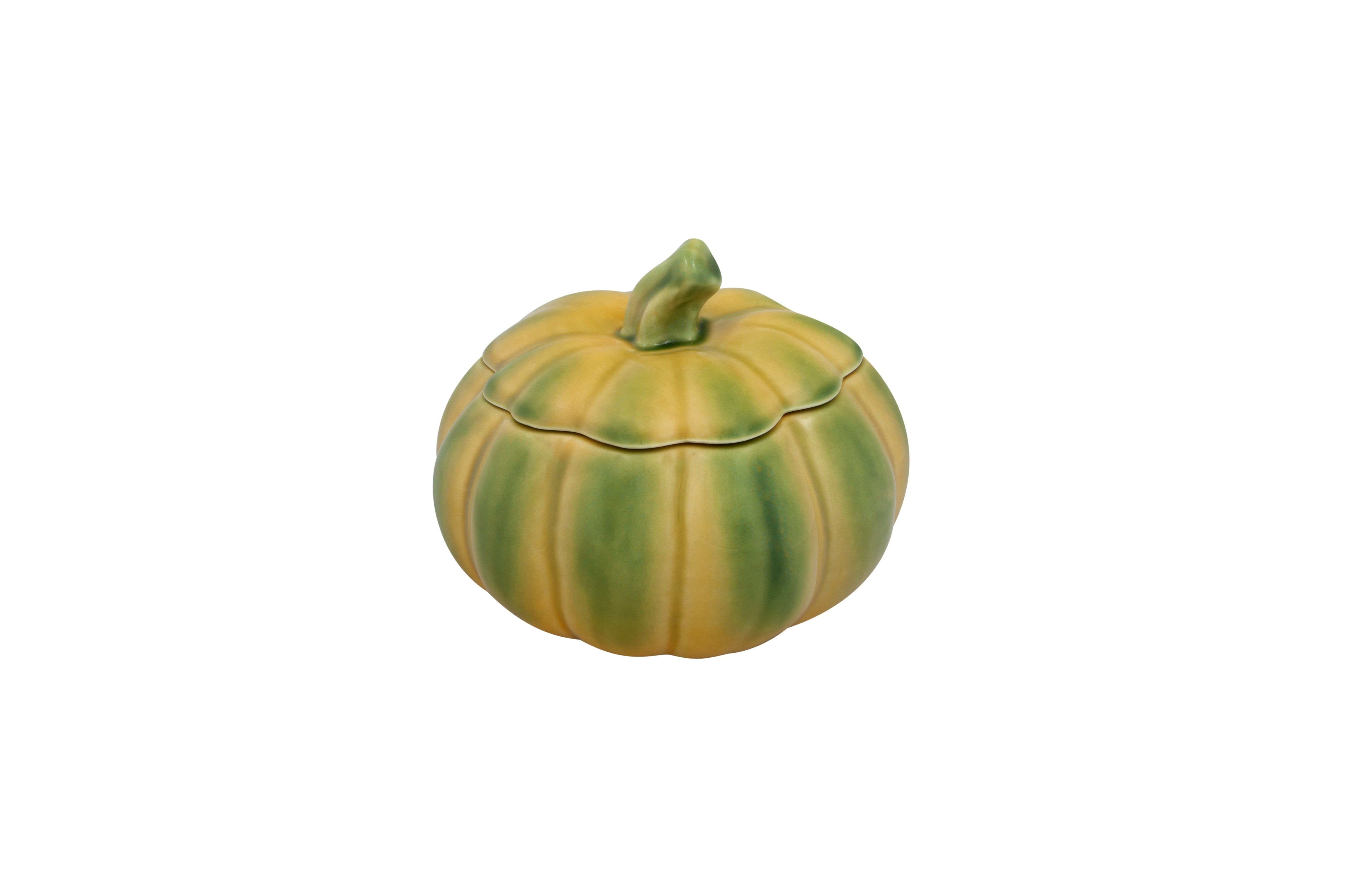  Bordallo Pinheiro Pumpkin Tureen - Orange/Green - Bonton