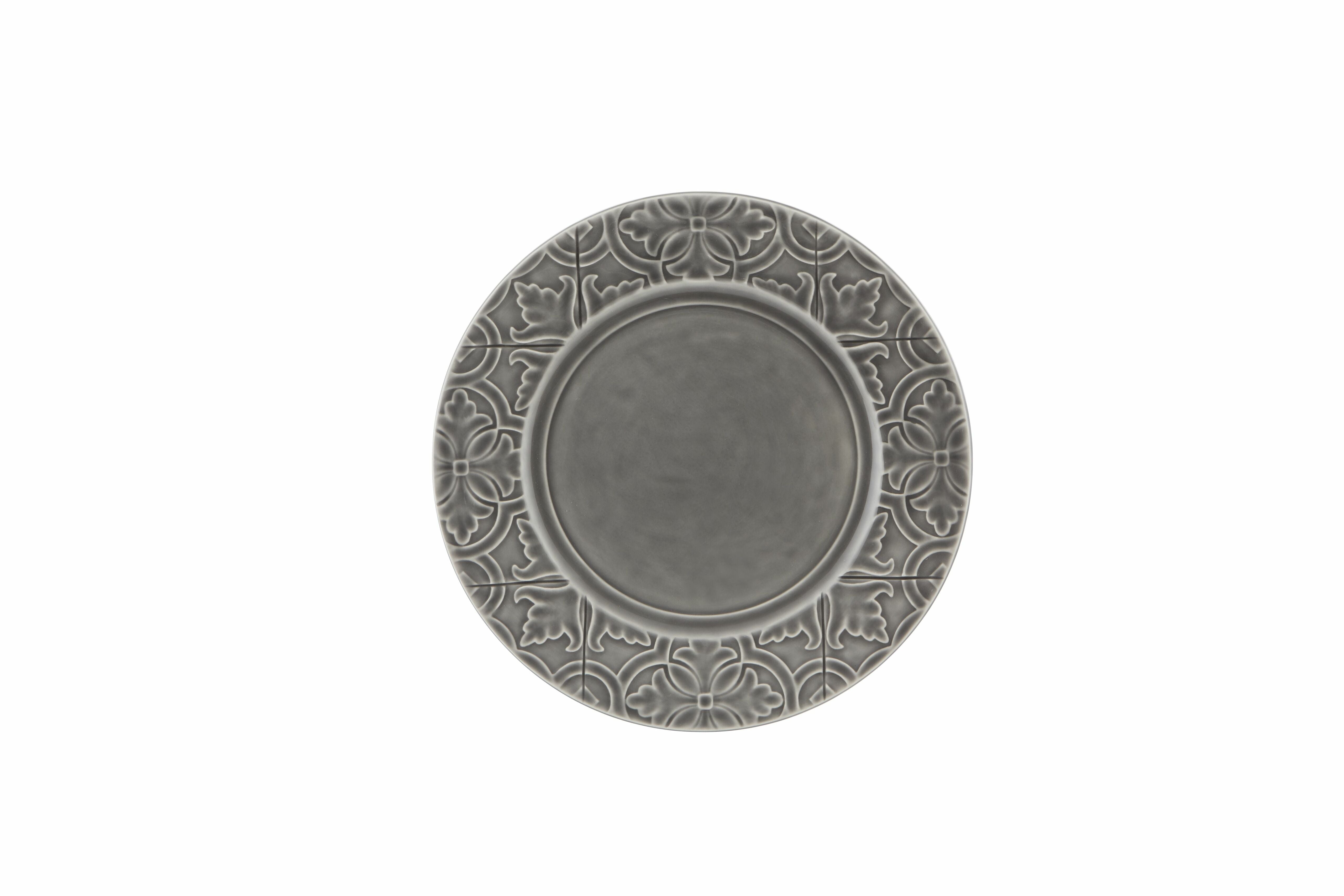  Bordallo Pinheiro Rua Nova Dinner Plates Set of 4 - Indigo - Bonton