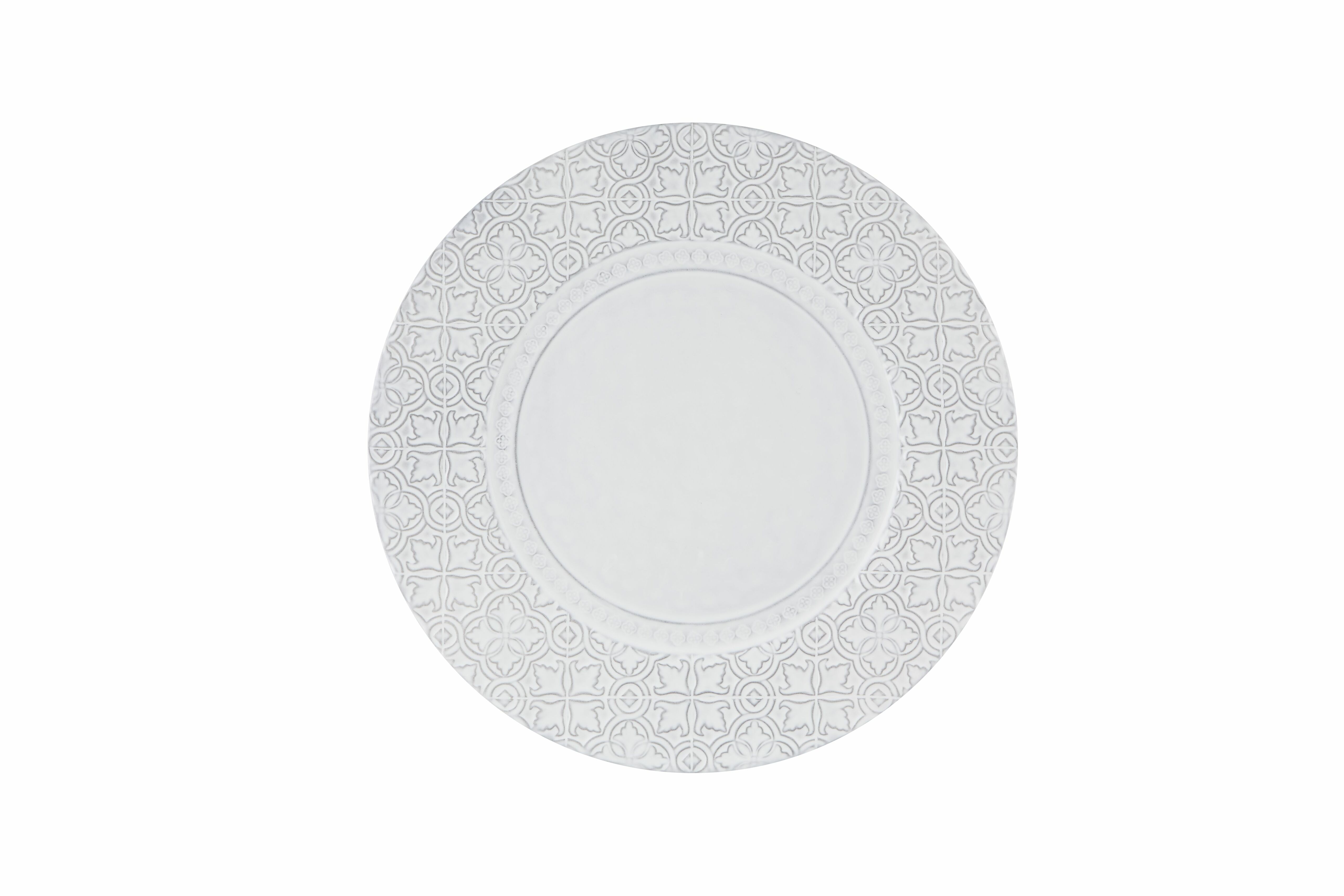  Bordallo Pinheiro Rua Nova Charger Plates Set of 2 - Indigo - Bonton