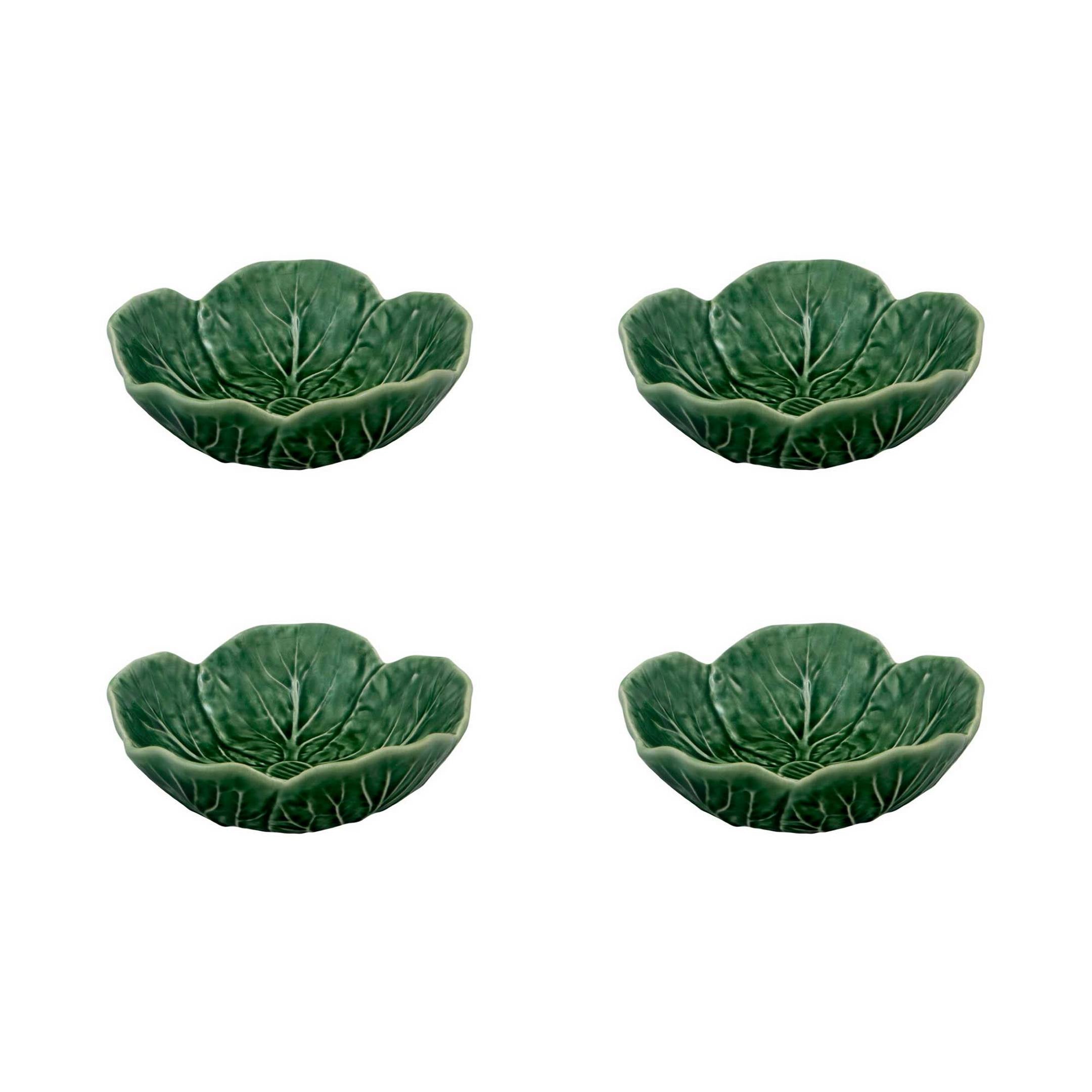  Bordallo Pinheiro Cabbage Small Bowls Set of 4 - Beige - Bonton