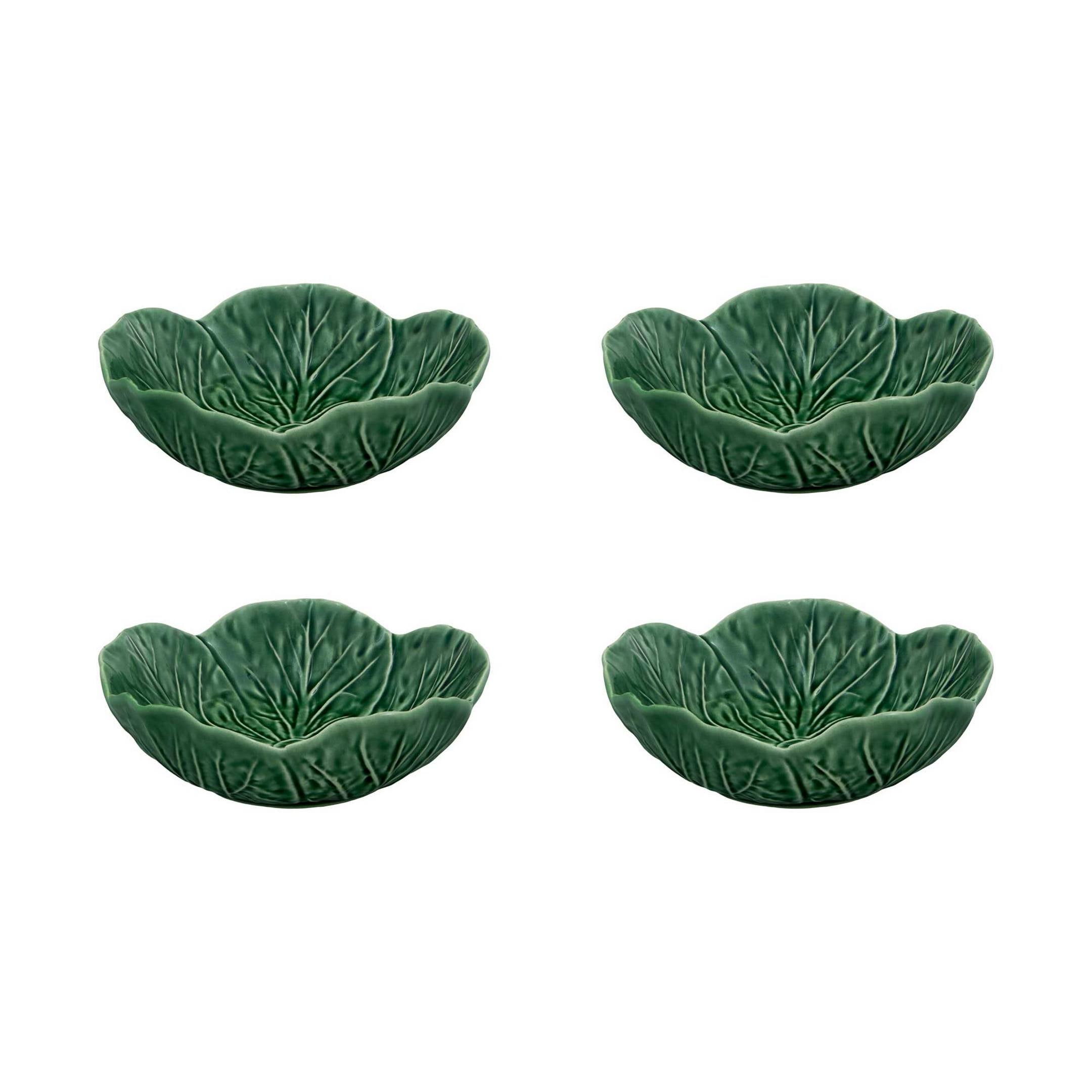  Bordallo Pinheiro Cabbage Bowl Medium Bowls Set of 4 - Beige - Bonton