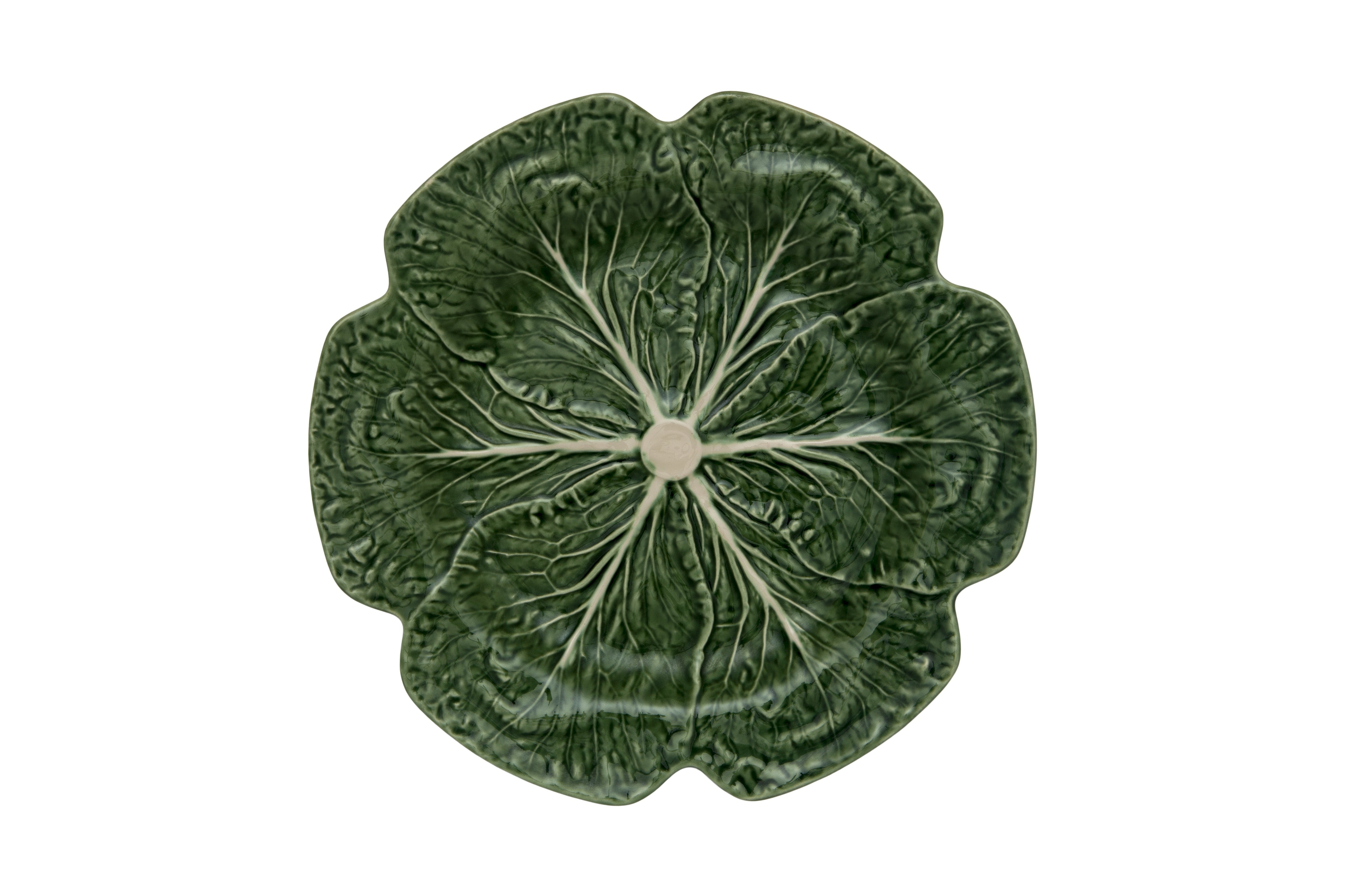  Bordallo Pinheiro Cabbage Charger Plates Set of 2 - Green - Bonton