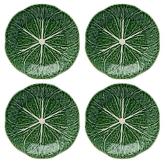 Cabbage Dessert Plates Set of 4