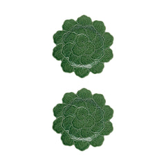 Geranium Charger Plates Set of 2