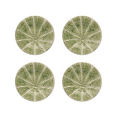 Melon Plates Set of 4