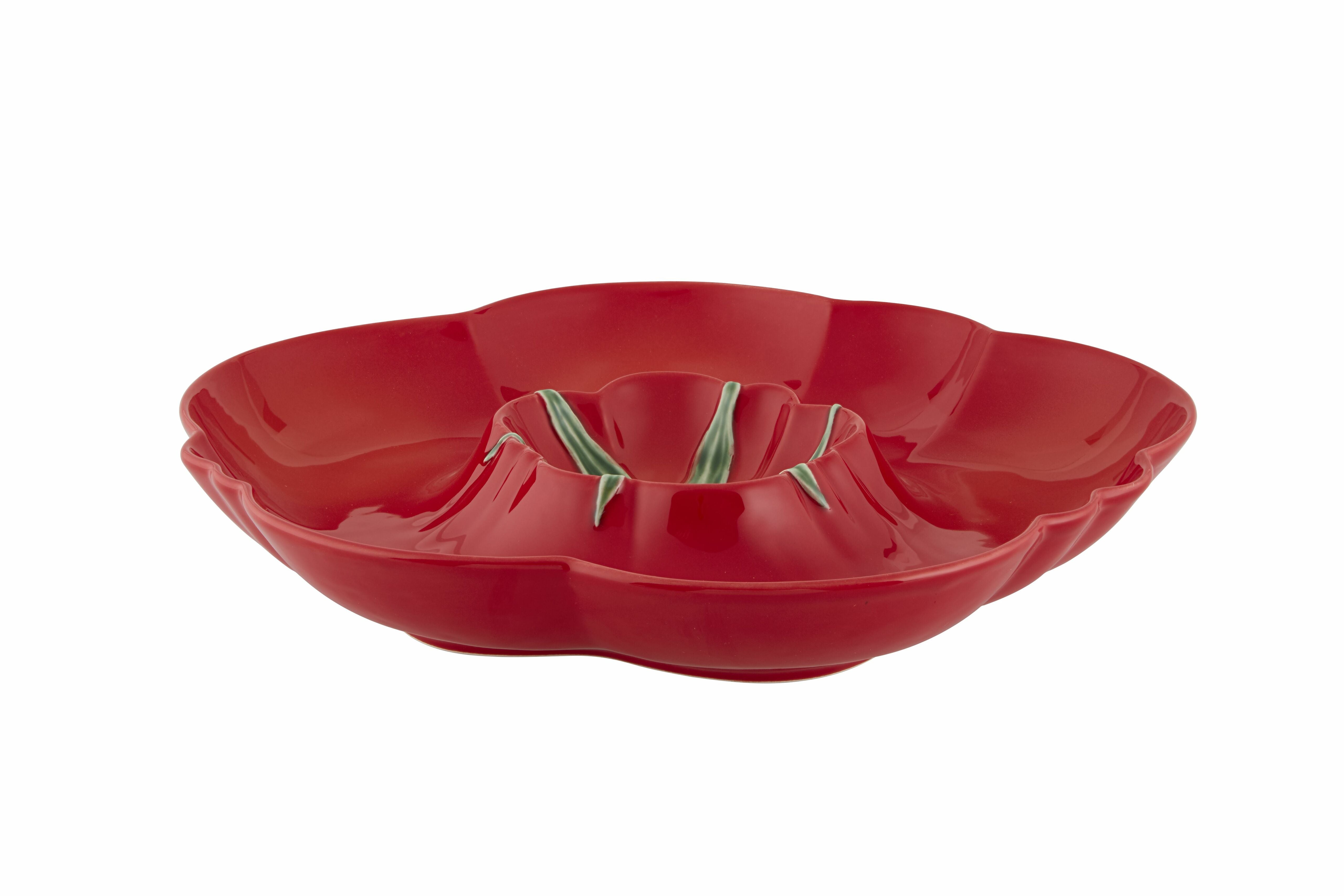  Bordallo Pinheiro Tomato Aperitif Plate - Red - Bonton