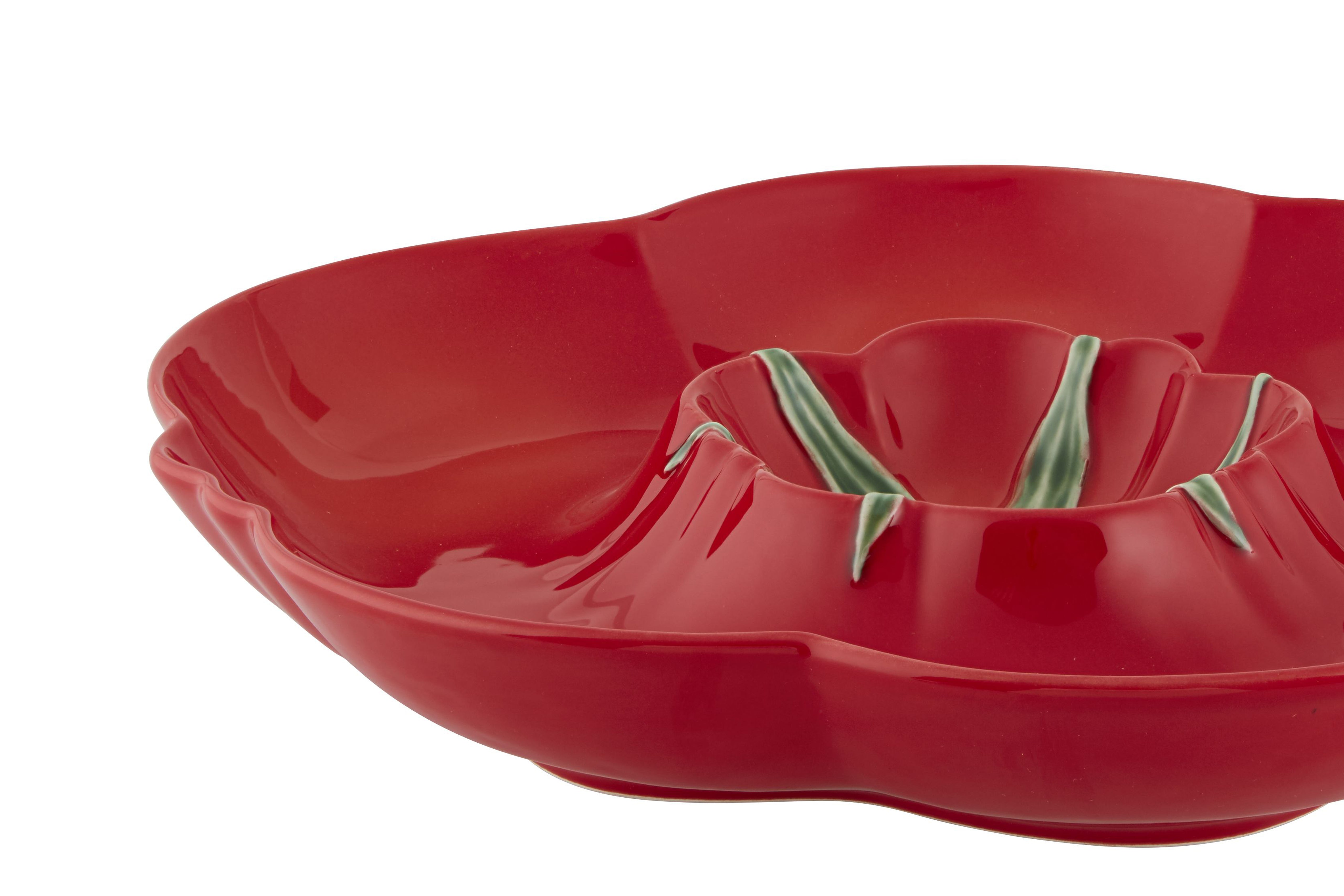  Bordallo Pinheiro Tomato Aperitif Plate - Red - Bonton