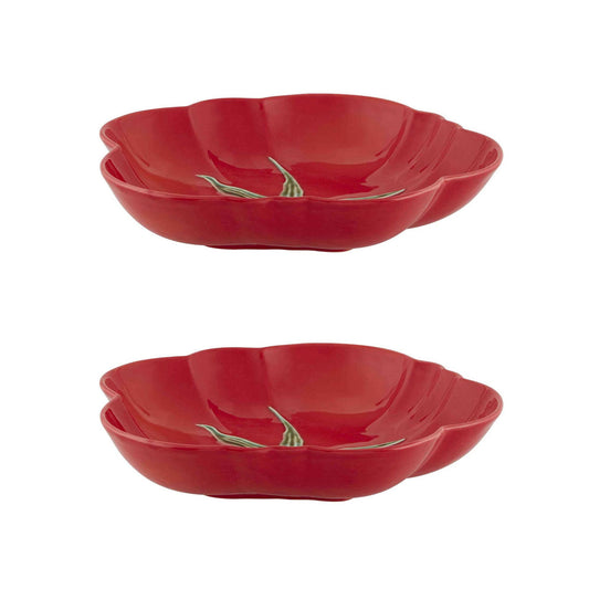 Tomato Pasta Plates Set of 2