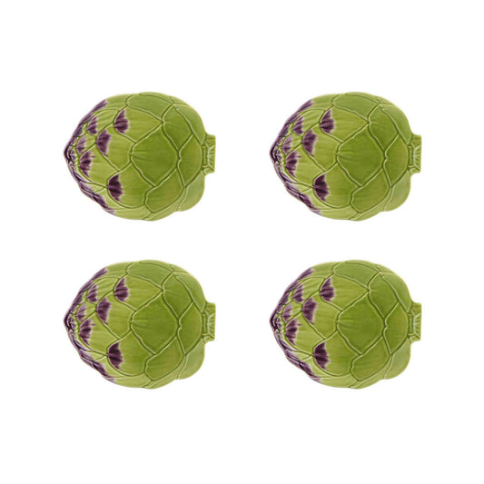 Artichoke Bread Plates Set of 4