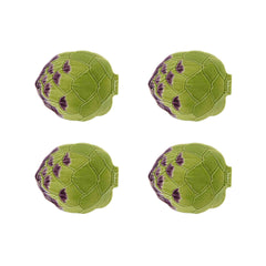 Artichoke Bread Plates Set of 4