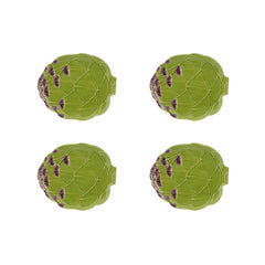 Artichoke Fruit Plates Set of 4