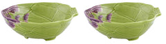 Artichoke Pasta Plates Set of 2