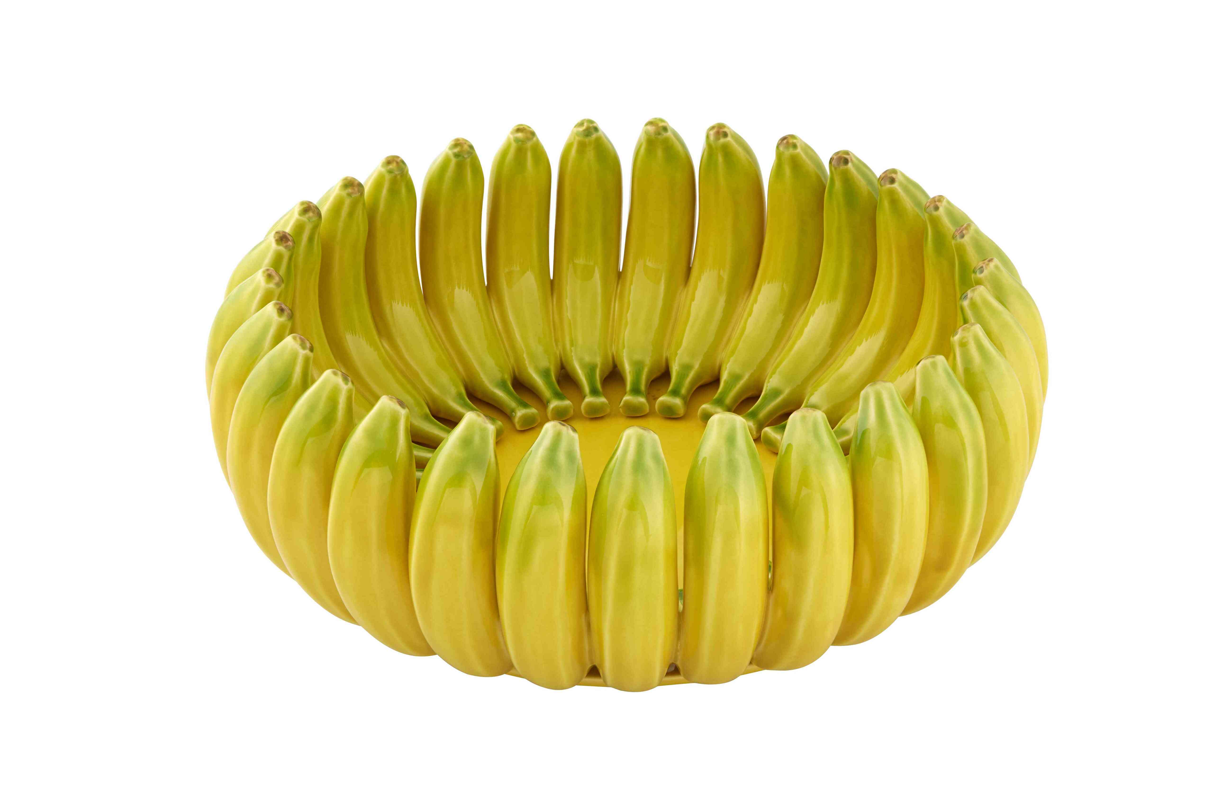  Bordallo Pinheiro Banana Madeira Centrepiece Bananas - Yellow - Bonton