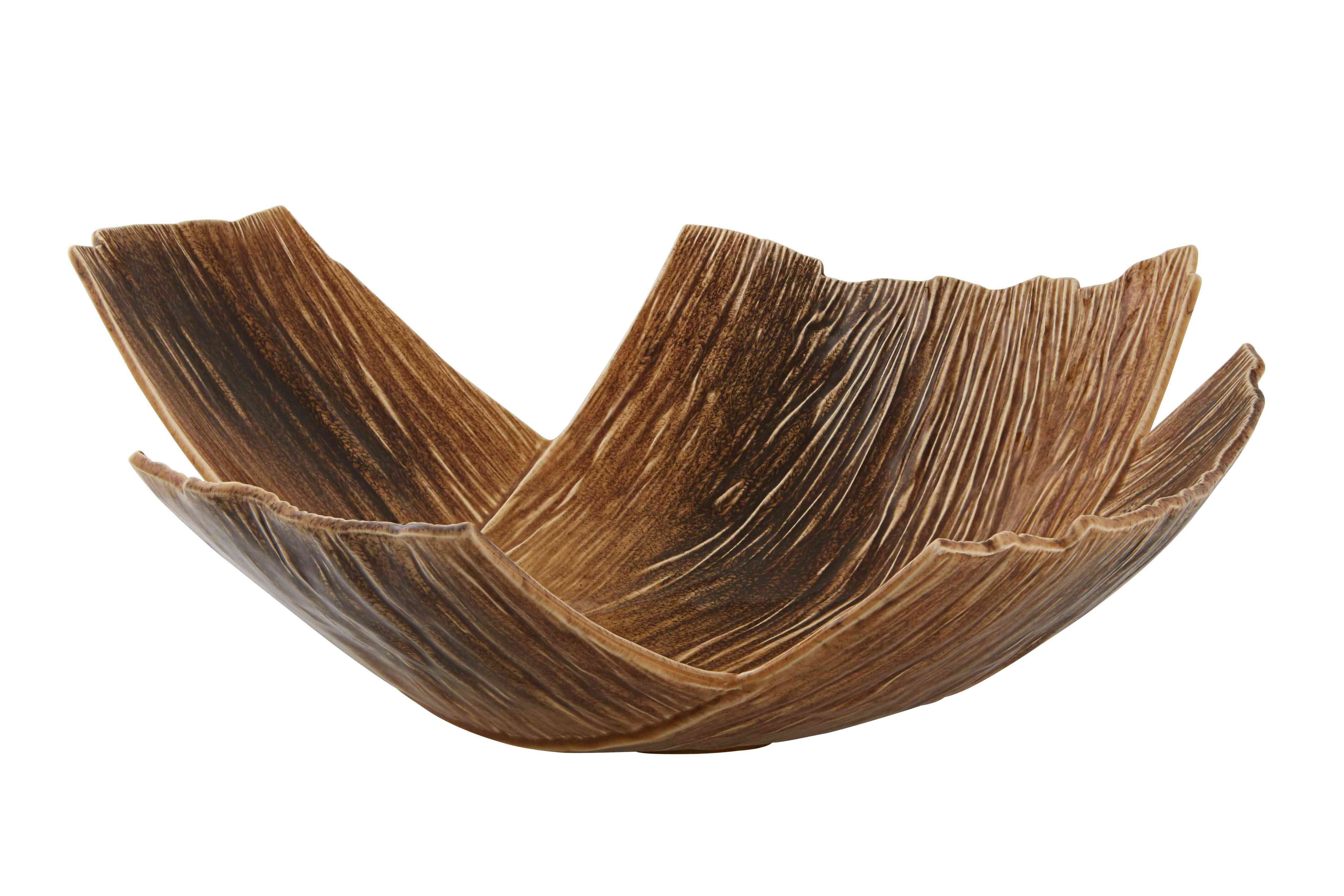  Bordallo Pinheiro Banana Madeira Large Centrepiece Bowl - Brown - Bonton